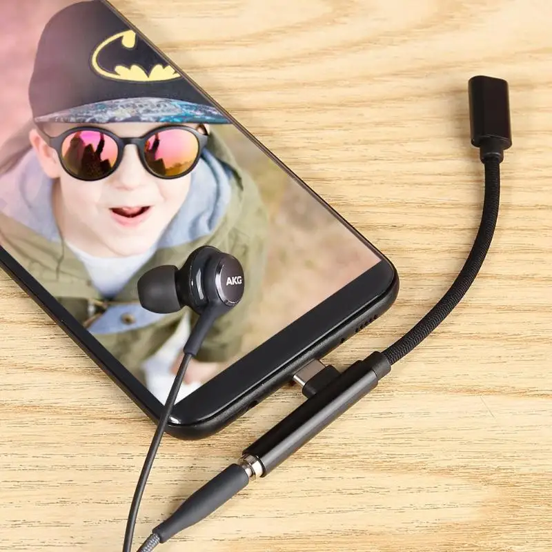 2 в 1 type C до 3,5 мм кабель аудио Музыка зарядный адаптер для телефона USB C