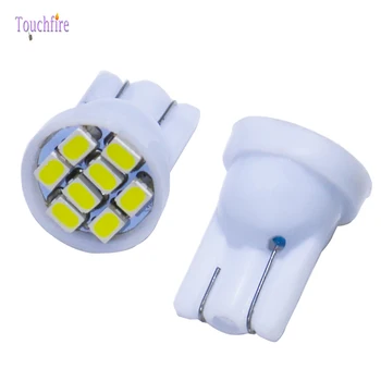

1000pcs T10 LED Car bulbs 194 168 192 W5W 3020 8smd Auto lamp Parking Interior Reading Dome Door Reading Light 12V White