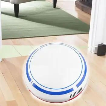 

Floor Cleaning Robot Smart Vacuum Cleaner Sweeping Clean Robot 18*6.5CM White Black Plastic Automatic Creative Movable Dry Wet