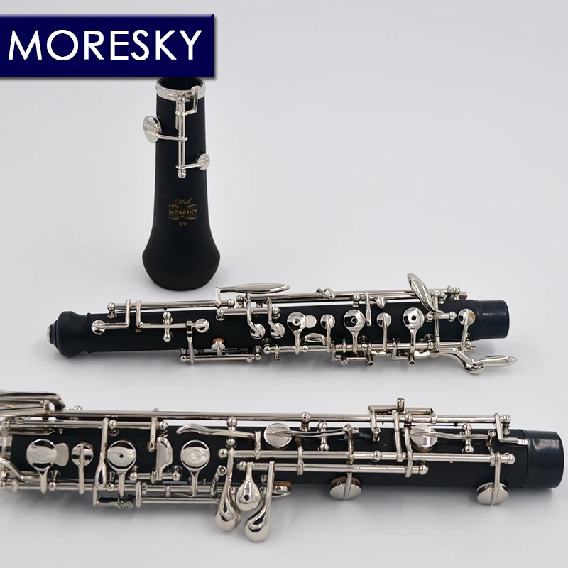 MORESKY Профессиональный C ключевой гобой полуавтоматический стиль Мельхиор никелпласт MORESKY oboe S11