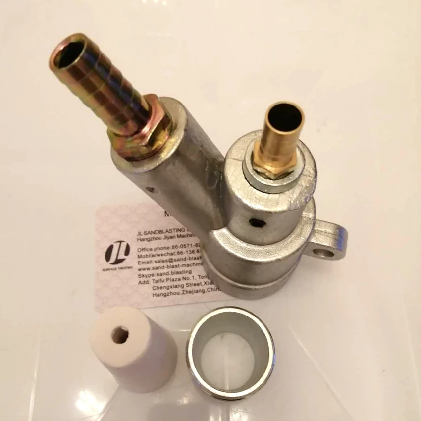 유형 B 샌드 블라스트 건, 1개 6/9x60mm 세라믹 샌드 블라스팅 노즐, 샌드 블라스팅 스프레이 건
