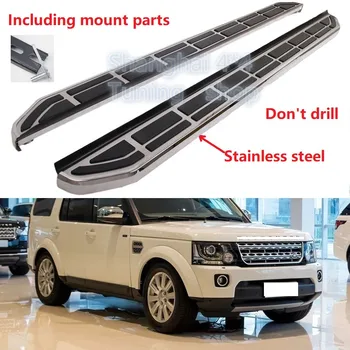 

New design for Land Rover Discovery 3 4 LR3 LR4 2005-2009 2010 2012 2013 2014 2015 2016 running board side step Nerf bar pedal