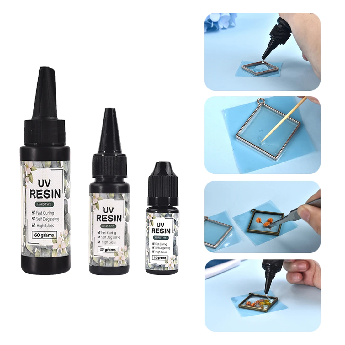 Quickdrying Uv Resin Glue Clear Hard Resin Glue For Diy Epoxy Resin