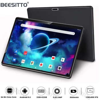 

Global Version 10 inch tablet 2+32GB Memory Type-C Tablets Dual SIM Card 4G LTE 5G Wifi Android 9.0 tablet 10.1+ 64GB TF Card