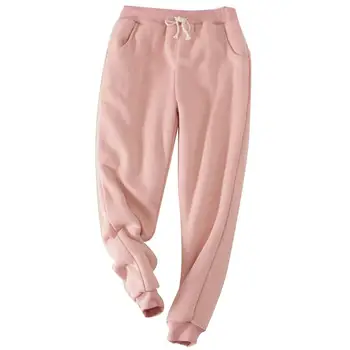 

Winter Cashmere Harem Warm Pants Women trousers Women Warm Thick Lambskin Cashmere Pants Women Loose Pant