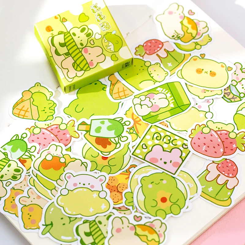 Yoofun 300pcs/box 6 Designs Cute Stickers for Bullet Journaling Scrapbooking kawaii Innovative Decorative Stationery Stickers