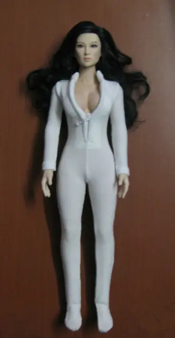 В наличии 1/6 весы белый сексуальные колготки Костюм F 12 &quotPhicen Hottoys женского тела