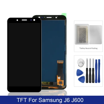 

For Samsung Galaxy J6 2018 LCD Display Touch Screen Digitizer Assembly On SM J600F J 6 2018 600F SM-J600F 100% Test