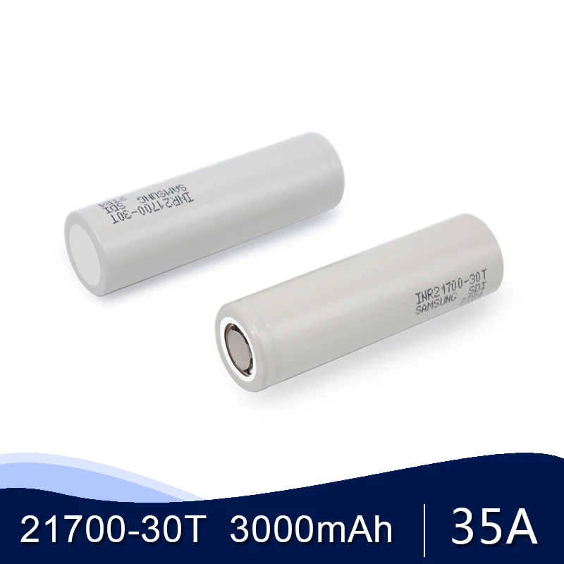 21700 3000 мА/ч, 35A 3,7 V Аккумуляторная Высокая утечка батареи с плоским верхом PK NCR21700A для samsung INR21700-30T 30T