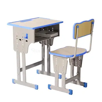 

Primary and middle school students desk and chair school training remedial class lifting writing desk children single study desk