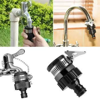 

5PCS/Pack Multifunction Universal Tap Garden Hose Pipe Tap Quick Connector Irrigation Water Splitters Kitchen Bath Tap Adapter