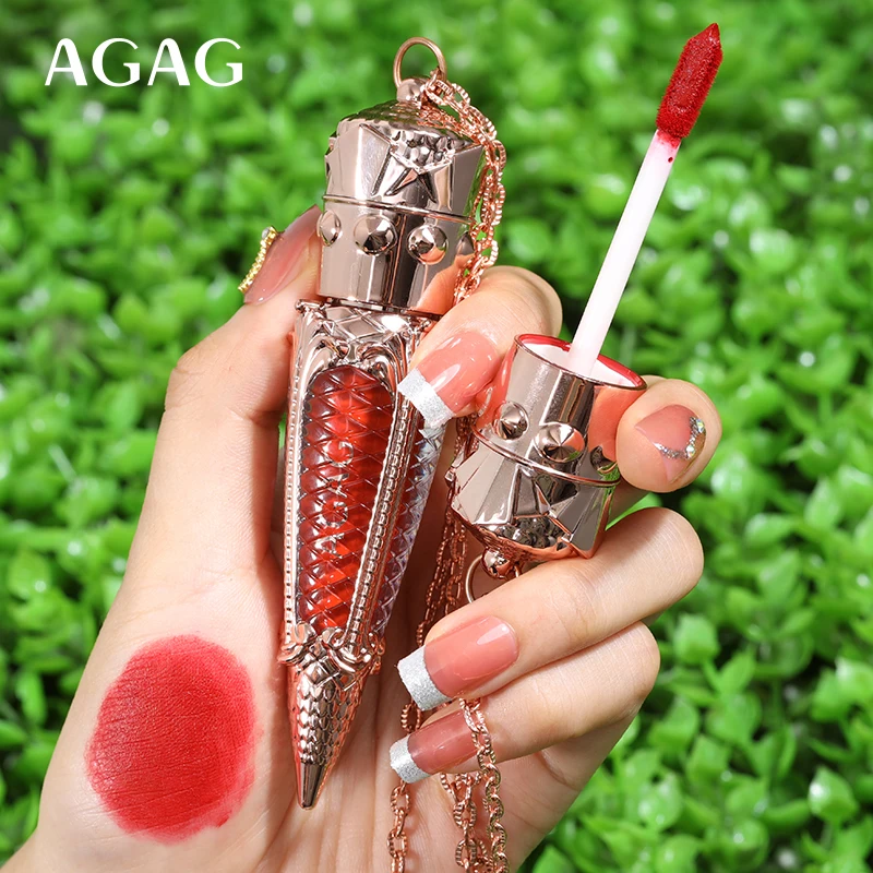

AGAG Air Lip Gloss 3 Cloors Matte Not Easy To Take Off Waterproof Lip Glaze Smooth No-sticky Cup Lip Tint Dropshipping TSLM1