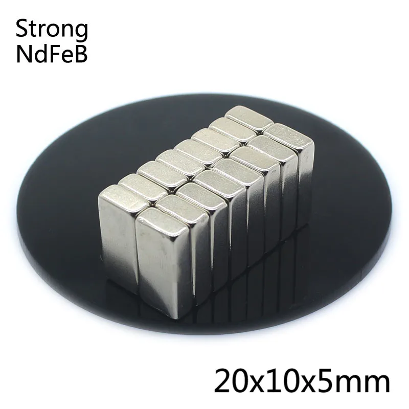 5/10/20/30/50pcs neodymium magnet 20x10x5mm N35 Small Square Permanent NdFeB Super Powerful Strong Magnetic Magnets For Crafts