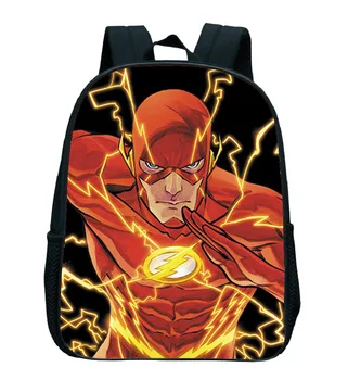 

The Flash Arrow Mochilas Backpack Children School Bags Boys Cartoon Super Hero Kindergarten Backpack Kids Book bag Small plecak