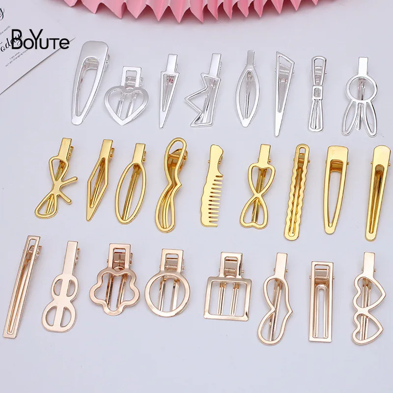 BoYuTe (20 Pieces/Lot) Metal Stainless Steel Hair Clips Factory Supply Handmade DIY Jewelry Accessories Wholesale | Украшения и