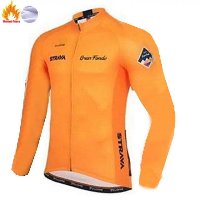 strava Зимняя Теплая Флисовая MTB велосипедная одежда Maillot Ropa Ciclismo Hombre велосипедная одежда 9D силиконовый слюнявчик go pro велосипедная одежда - Цвет: C21