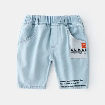 

Boys Denim Trousers Summer Pants Cotton Korean Style Shorts Child Fashion Boy Clothes 3 4 5 6 7 8 9 10 Years Old OBJ204007