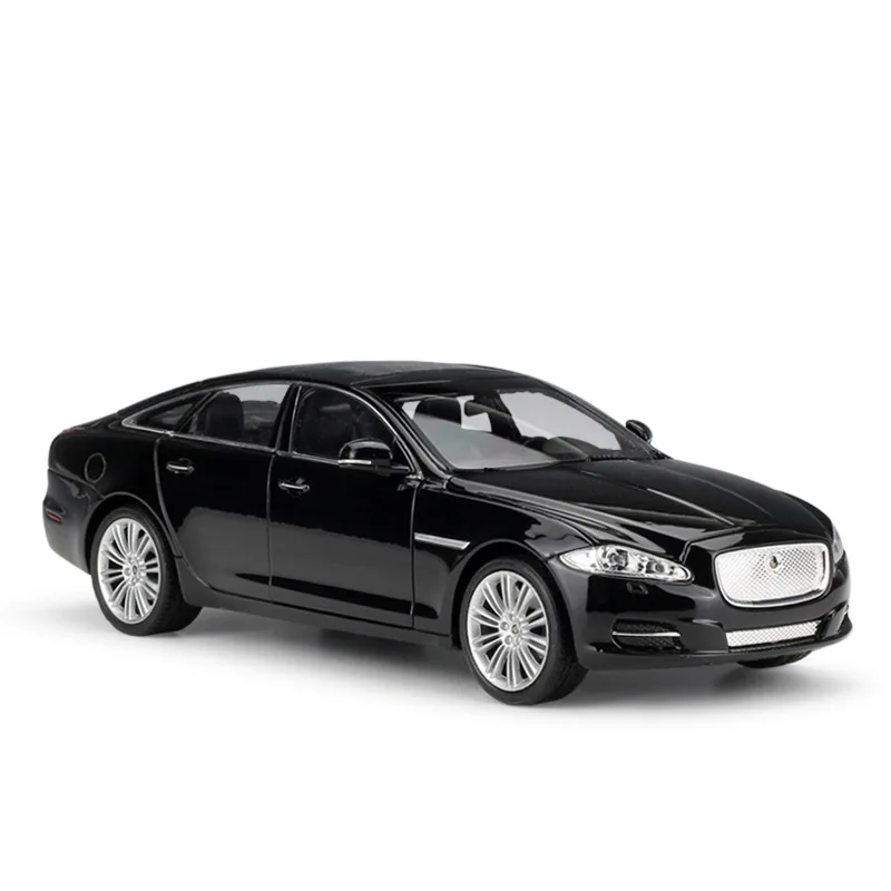 WELLY Модель автомобиля 1:24 Литой автомобиль игрушки Классический 2010 JAGUAR XJ высокий симулятор автомобиля металлический сплав игрушка автомобиль для детей Коллекция подарков - Цвет: Black