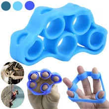 1 шт., силиконовая ручка на палец, силовой тренажер, браслет сопротивления, рукоятка на запястье, Йога, носилки, упражнения на палец, массаж, 3 цвета