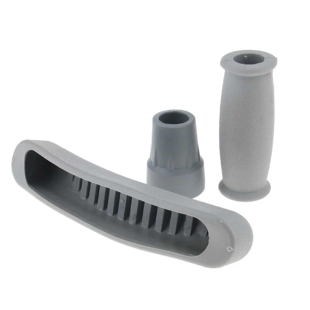 Perfk Crutch Accessories Kit Crutch Replacement Parts, Underarm Pads & Hand Grips Covers & Crutch Tip Cover