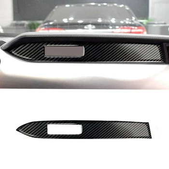 

Car Dashboard Trim Cover For Ford Mustang 2015-2019 Car Carbon Fiber Interior Dashboard Panel Cover Trim