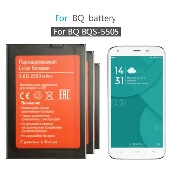 

For BQ BQS-5505 Amsterdam / BRAVIS A551 Atlas 5505 2500mAh Cell Phone Battery