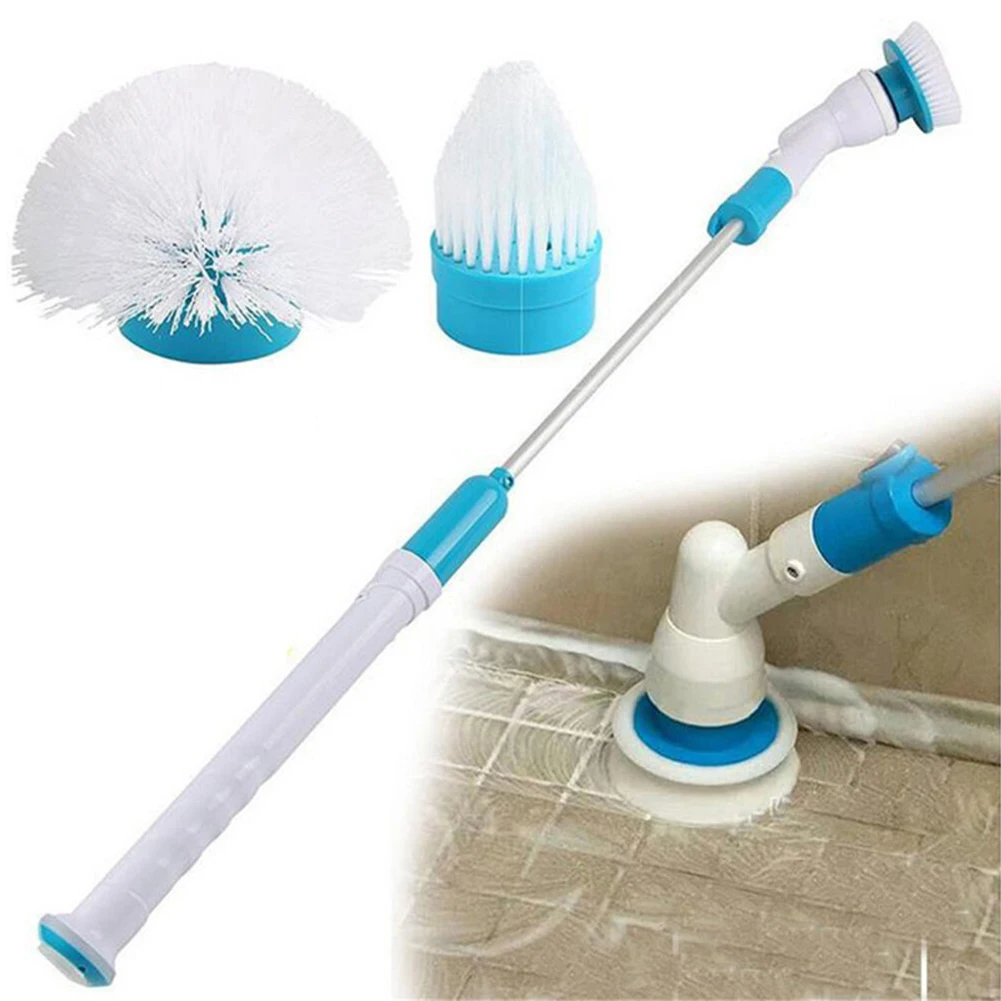 Nettoyage électrique Turbo brosse à récurer réglable nettoyeur étanche sans fil charge propre salle de bain cuisine outils de nettoyage ensemble | AliExpress