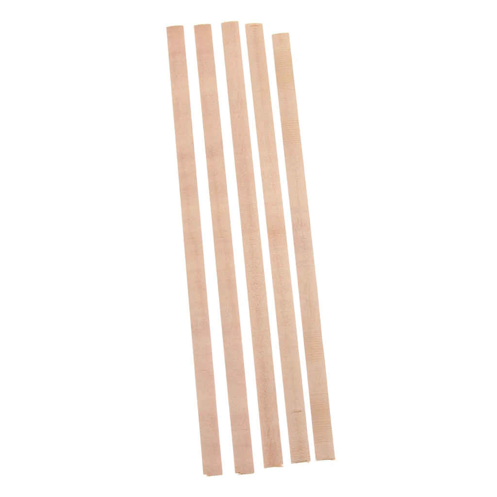 5pcs Spruce Wood Purfling Binding Inlay for Luthiers DIY Supplies
