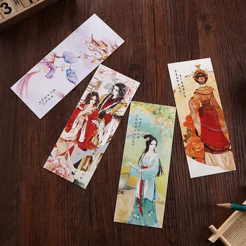 

30pcs/set Chinese Tradtional Style Bookmark, Colorful Lovely Paper Book Notebook Bookmarks Promotion Gift School Supplies