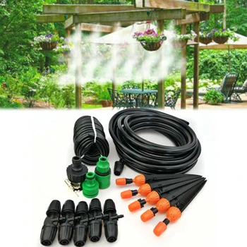 

1* Garden Automatic Pouring Drip Irrigation System Set Garden Irrigation Kit Adjustable For Family Watering, Balcony Garden Cool