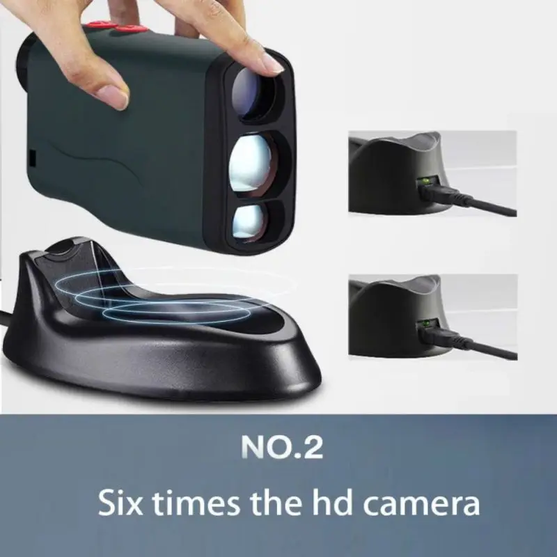 

New600m laser range finder USB base charging speedometer dustproof anti-fog golf altimeter measuring instrument