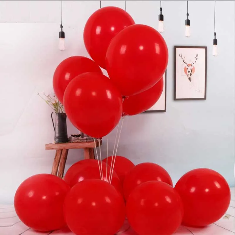 

Green Red Balloons Latex 30Pcs 10Inch Christmas Decor Birthday Baby Shower 1St Globos Wedding Party Ballon Candy Colors Baloons