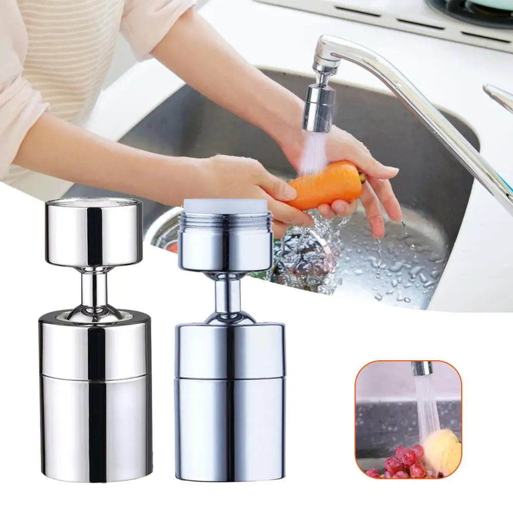 

Faucet Double Ball Universal Splash Head Aerator Spout Kitchen Basin Filter Water Saver Spout For Face Washing Gargle And Eye Fl
