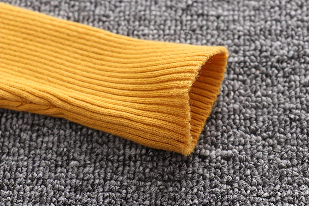 Новая одежда для мальчиков джемпер для маленьких девочек Детский свитер пуловеры с косой пуговицей детский трикотажный Рождественский свитер