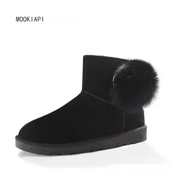 

Australia's latest high-quality women's shoes in 2019, real cowhide, artificial wool, free delivery, 8 colors, short snowboots