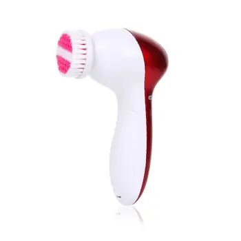 

6 in 1 Electric Facial Cleansing Brush Electric 3 Modes Sonic Vibration Deep Pore Cleaning Exfoliating Foot File Waterproof