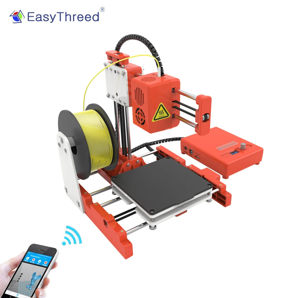 

Easythreed 3D Printer X2 Android App WiFi Mini Entry Level Toy for Kids Children Eductaion Gift Max Printing Size 100X100X100mm