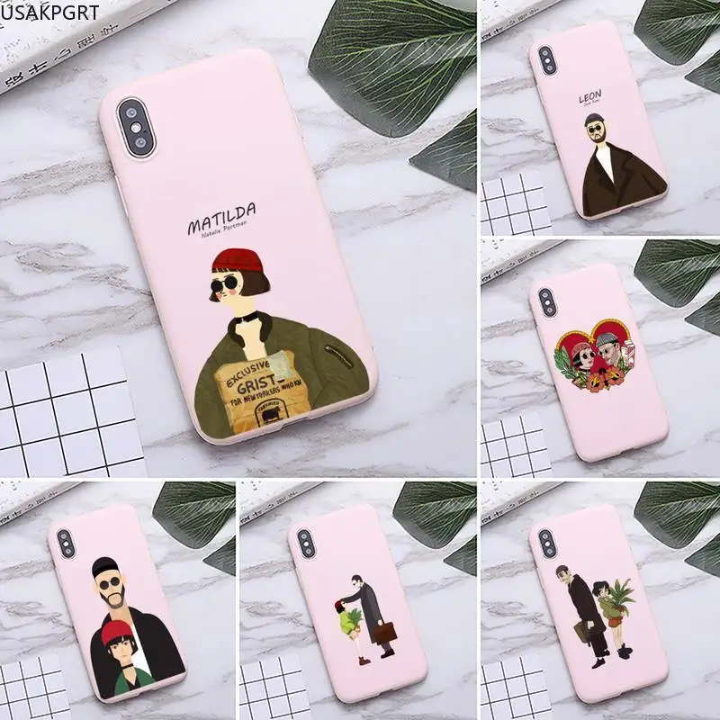 Чехол для iPhone 11 Pro Max X XR XS 8 7 6s Plus силиконовый матовый ярко-розовый | Мобильные