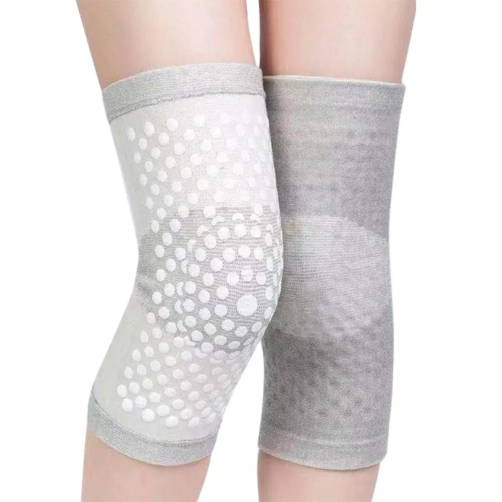 1pair Self Heating Knee Pads Support Brace Winter Warm Joint Pain Relief Injury Recovery Fitness Kneepad Gear Running Sports Pad