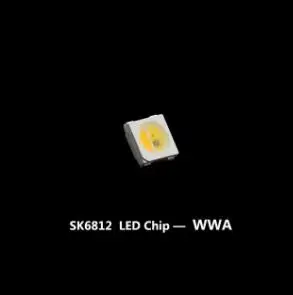 WS2812B SK6812 светодиодный чип 10~ 1000 шт. 5050 RGB/RGBW/WWA SMD черный/белый вариант индивидуально Адресуемая цифровая светодиодный полосы 5V - Испускаемый цвет: SK6812 W WW