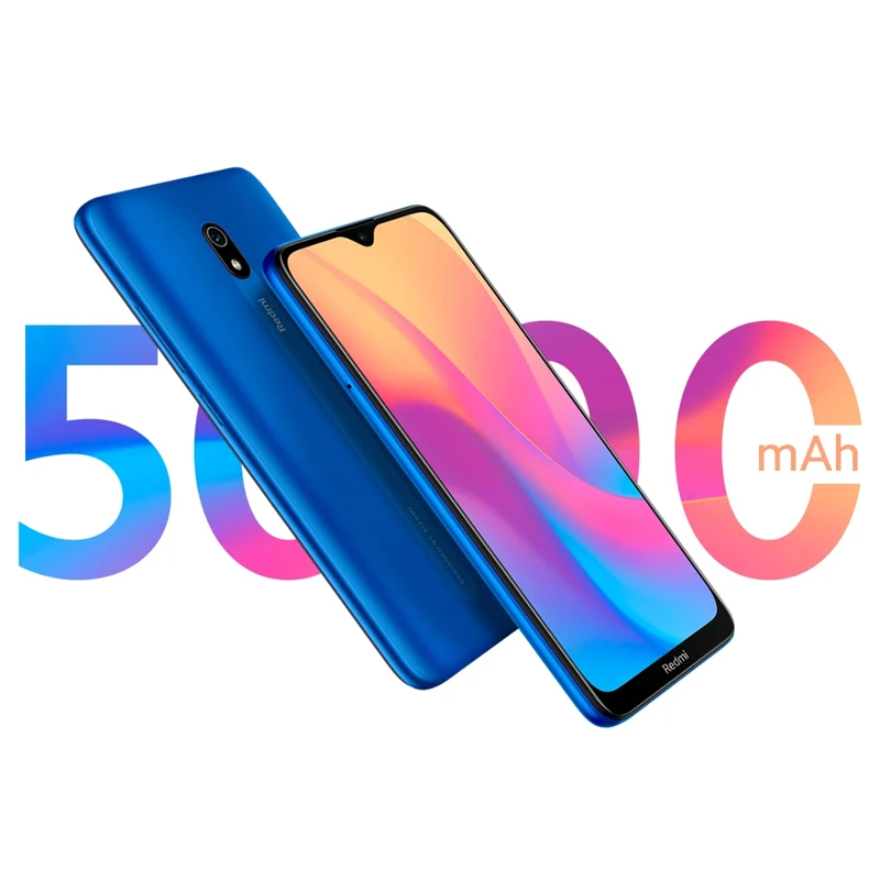 Xiaomi Redmi 8A с глобальной версией, 2 Гб, 32 ГБ, 5000 мАч, 12 МП, камера заднего вида, 8 Мп, фронтальная камера Snapdargon 439, Восьмиядерный мобильный телефон