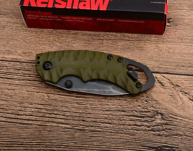 Цветной складной нож Kershaw, 8750, 8Cr13, стальной, многоцелевой, для кемпинга, рыбалки, EDC, складной нож, для выживания, инструмент