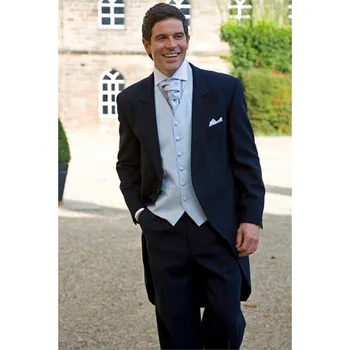 

Custom Made New Style suit Groom Tuxedos Men's Suit Groomsmen prom dresses Mens Wedding Suit(Jacket+Pants+vest) A107