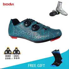 Boodun, Мужская обувь для езды на велосипеде, дышащая обувь для езды на велосипеде, автоблокировка, спортивная обувь для гонок, велосипедная обувь, кроссовки, Sapatilha Ciclismo