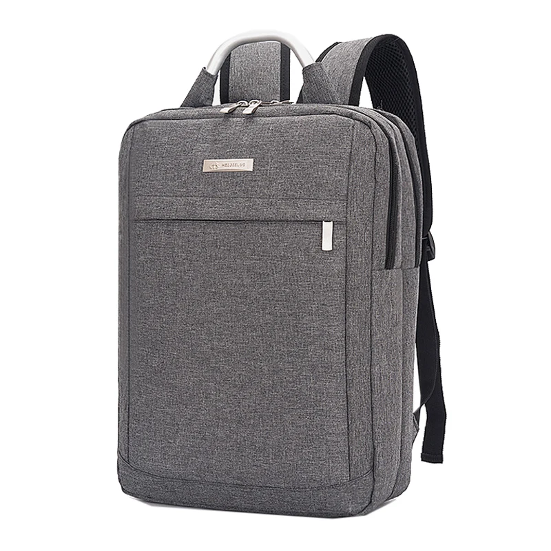 

Business Men Computer Backpack High Quality Polyester Simple Short Travel Backpack Women's 15-inch Corporate Backpack