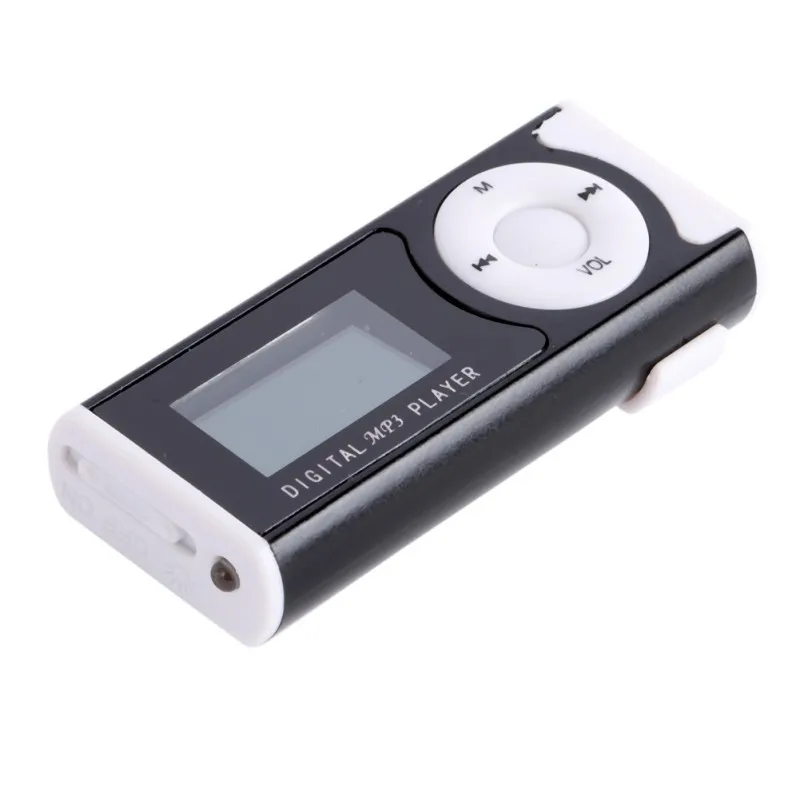 EDAL USB мини MP3-плеер с зажимом ЖК-экран Micro SD TF карта стильный спортивный плеер