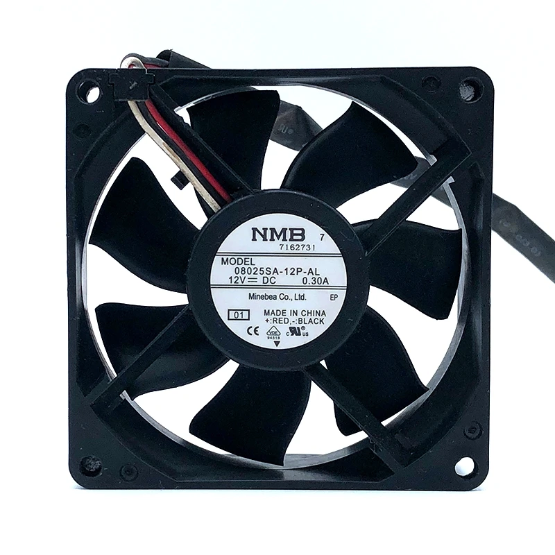 Nmb 8025 12v 8cm 80 mm Ventilador de Refrigeração para Projetor Rolamento de Esferas Duplo