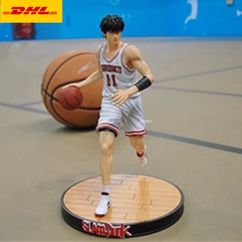 1" Статуя DUNK бюст Rukawa акаджи, каэде, полный Длина портрет ханамичи сакураги GK экшн Коллекционная модель Ящик для игрушек 33 см Z2724 - Цвет: Белый