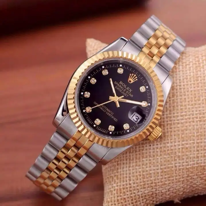A001 Новый горячий высокого качества Rolex Мужские Женские кварцевые часы Мода