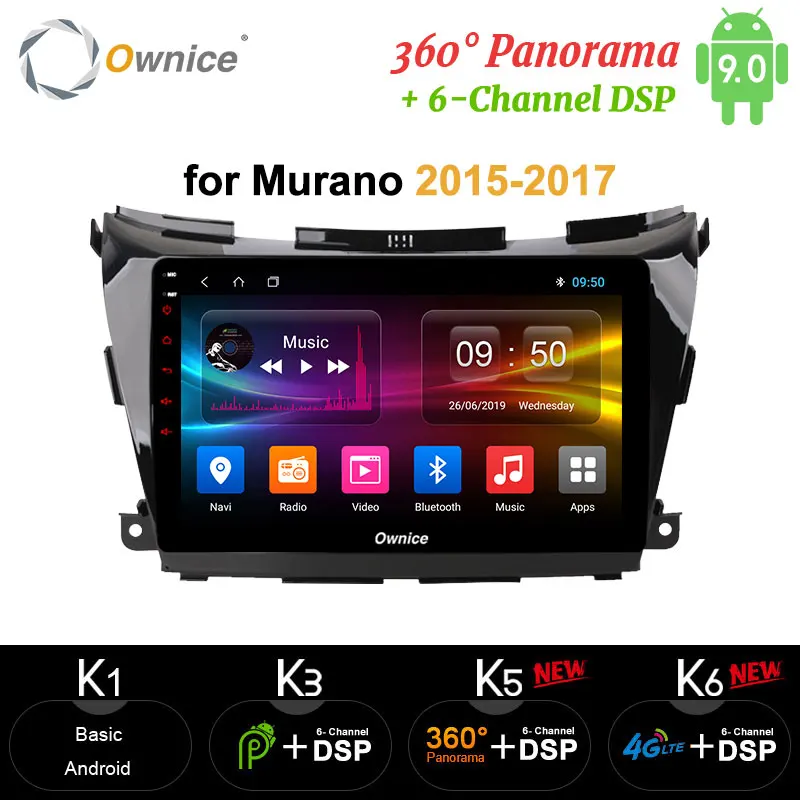Магнитола Ownice на ОС Android 10.0 навигация GPS DVD с восьмиядерным процессором carplay 4G LET DAB +